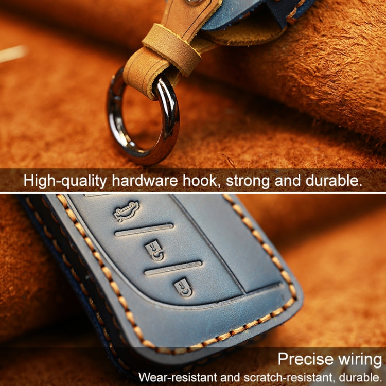 For Lexus New Style Car Cowhide Leather Key Protective Cover Key Case (Brown) - Car Key Cases by PMC TechLife | Online Shopping South Africa | PMC TechLife | Buy Now Pay Later Mobicred