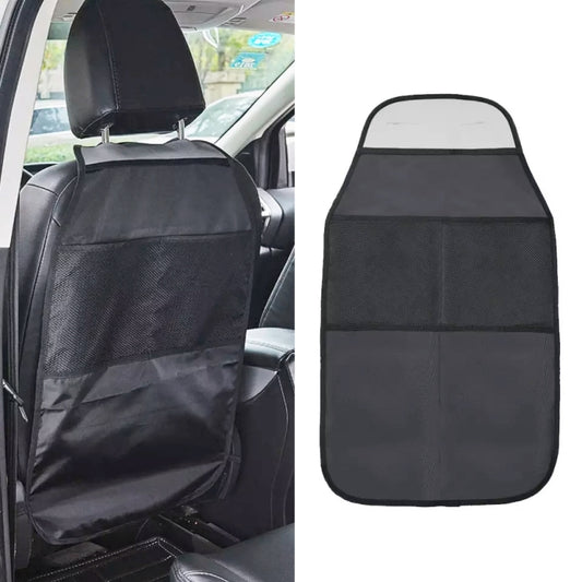 2pcs Car Rear Seat Protection Children Anti-kick Pad with Storage Bags Seat Back Anti-dirty Pad - Stowing Tidying by PMC Jewellery | Online Shopping South Africa | PMC Jewellery | Buy Now Pay Later Mobicred