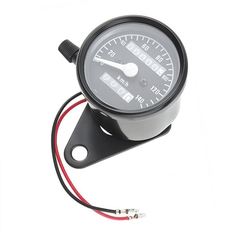Motorcycle Retro Modified Odometer Speedometer Kilometer (Black) - Electrical Instruments by PMC TechLife | Online Shopping South Africa | PMC TechLife