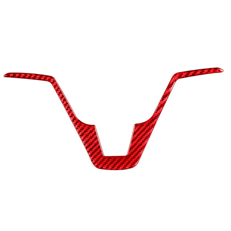 For Honda CRV 2007-2011 Carbon Fiber Car Steering Wheel Decorative Sticker, Left Drive (Red) - Car Interior Mouldings by PMC Jewellery | Online Shopping South Africa | PMC Jewellery | Buy Now Pay Later Mobicred