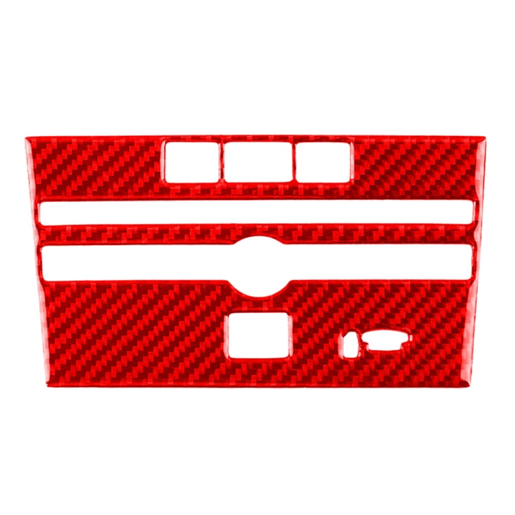 Car Carbon Fiber B Style CD Console Panel Decorative Sticker for Infiniti Q50 2014-2020, Right Drive(Red) - Car Interior Mouldings by PMC Jewellery | Online Shopping South Africa | PMC Jewellery | Buy Now Pay Later Mobicred