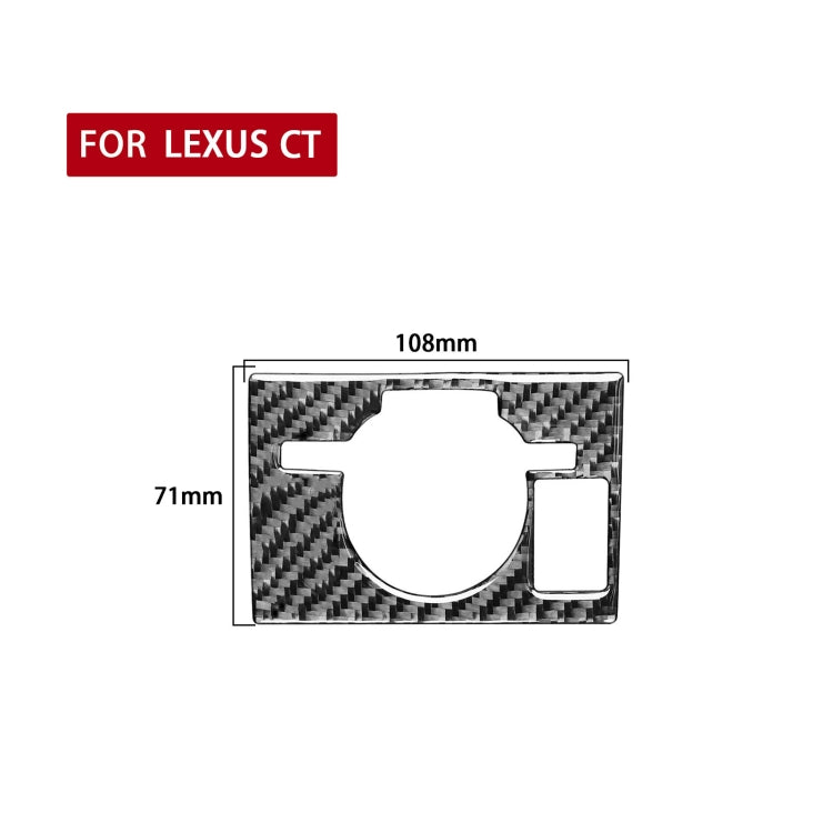 Car Control Panel Low-level Configuration Decorative Sticker for Lexus CT 2011-2017, Right Drive - Car Interior Mouldings by PMC Jewellery | Online Shopping South Africa | PMC Jewellery | Buy Now Pay Later Mobicred