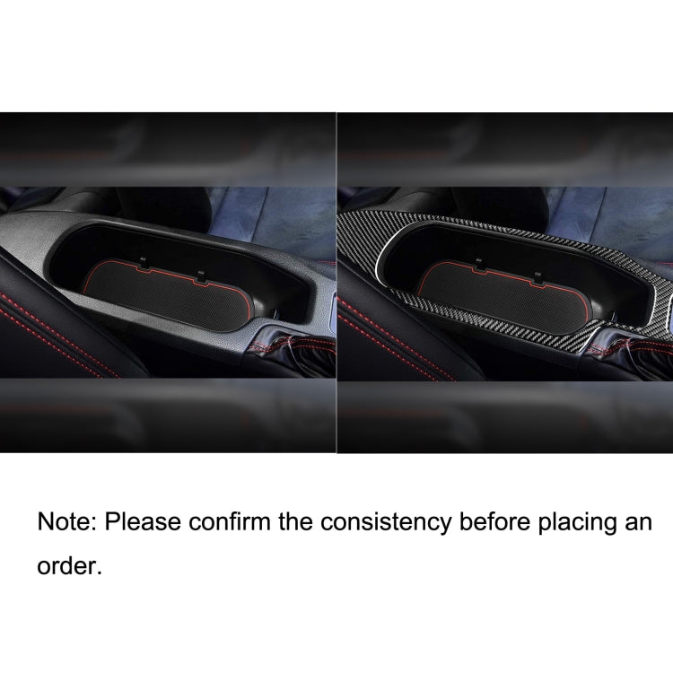 2 in 1 Car Carbon Fiber Central Armrest Panel Set A Decorative Sticker for Subaru BRZ / Toyota 86 2017-2019, Right Drive - Car Interior Mouldings by PMC Jewellery | Online Shopping South Africa | PMC Jewellery | Buy Now Pay Later Mobicred