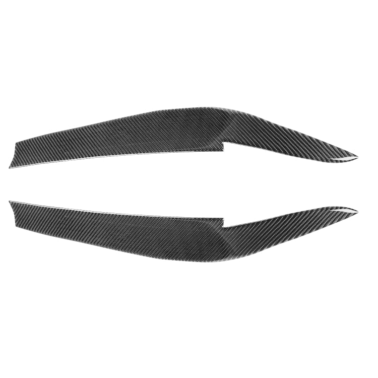 2 PCS / Set Carbon Fiber Car Lamp Eyebrow Decorative Sticker for BMW 5 Series G30 / G38 2018, Drop Glue Version - Lamp Decoration by PMC Jewellery | Online Shopping South Africa | PMC Jewellery | Buy Now Pay Later Mobicred