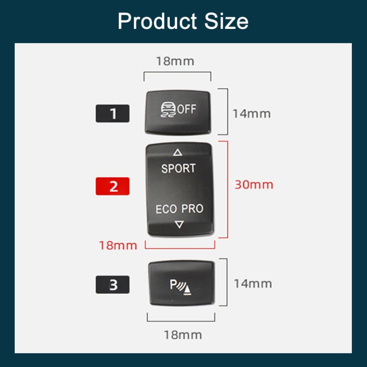 For BMW 3 Series Left Driving Car Central Control Multi-function ESP Button 6131 9252 912(Black) - Car Switches by PMC TechLife | Online Shopping South Africa | PMC TechLife | Buy Now Pay Later Mobicred