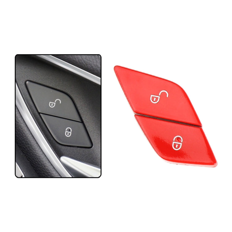 For Mercedes-Benz E-Class 2016-2021 Left Driving Car Right Side Door Lock Switch Buttons 2059055251(Red) - Car Switches by PMC Jewellery | Online Shopping South Africa | PMC Jewellery | Buy Now Pay Later Mobicred