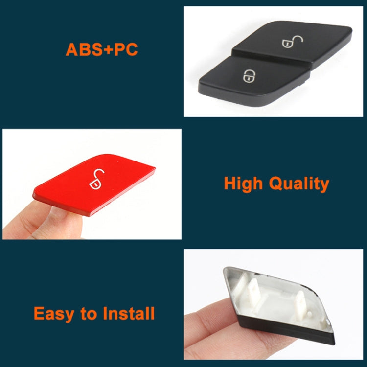 For Mercedes-Benz E-Class 2016-2021 Left Driving Car Right Side Door Lock Switch Buttons 2059055251(Red) - Car Switches by PMC Jewellery | Online Shopping South Africa | PMC Jewellery | Buy Now Pay Later Mobicred