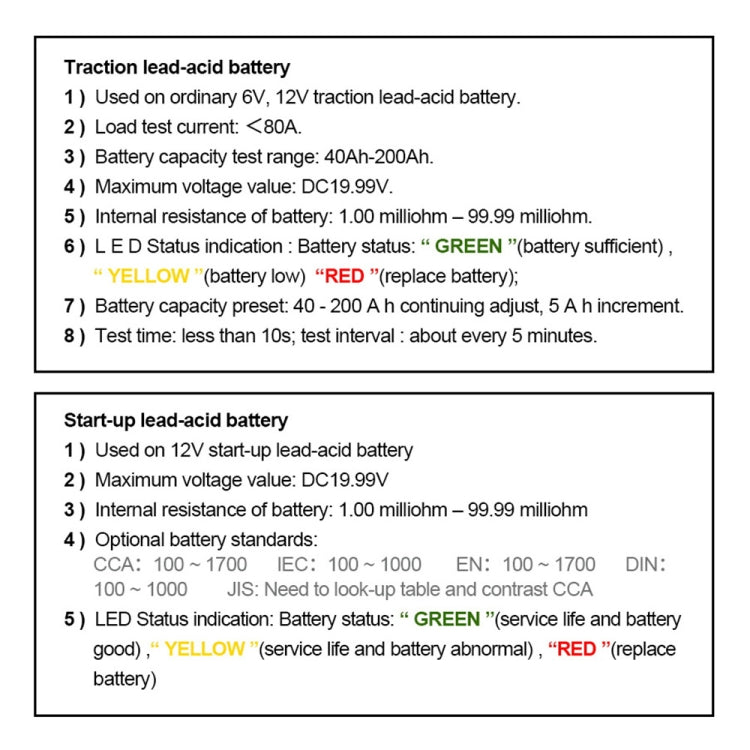 DUOYI DY226A Car 3 in 1 CCA Load Battery Charging Digital Capacity Tester - Electronic Test by DUOYI | Online Shopping South Africa | PMC Jewellery | Buy Now Pay Later Mobicred