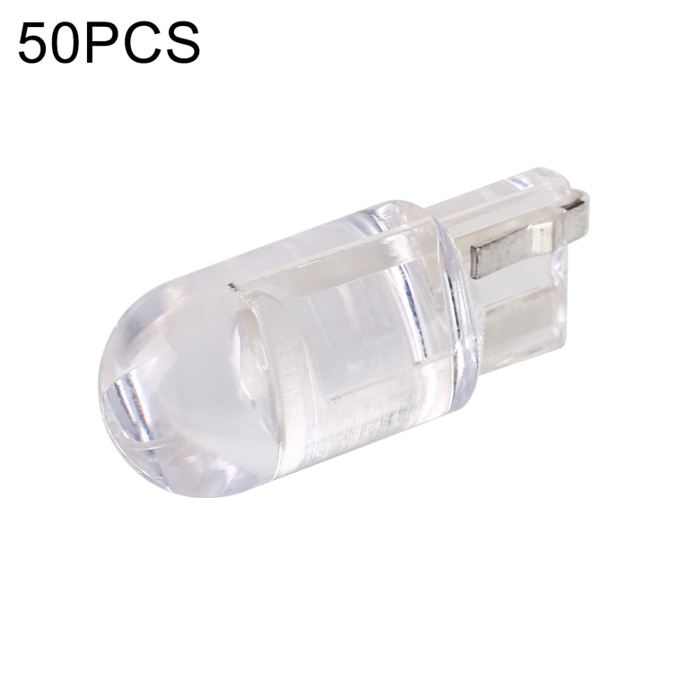 50pcs T10 DC24V / 0.36W / 0.03A Car Clearance Light COB Lamp Beads (Blue Light) - Clearance Lights by PMC Jewellery | Online Shopping South Africa | PMC Jewellery | Buy Now Pay Later Mobicred