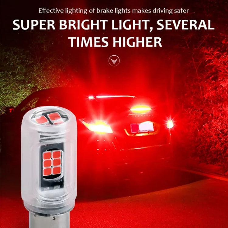 2pcs 1157 DC12V / 2.16W / 0.18A / 480LM Car LED Brake Light (White Light) - Brake Lights by PMC TechLife | Online Shopping South Africa | PMC TechLife | Buy Now Pay Later Mobicred
