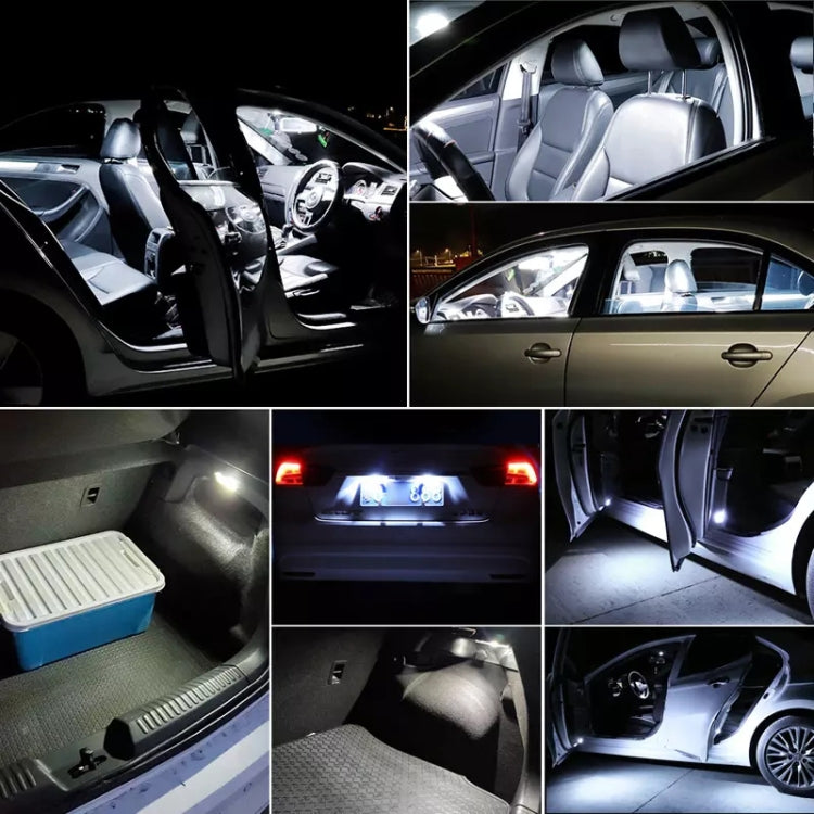 2pcs 36mm IC12V /  2.76W / 0.23A / 300LM 3LEDs SMD Car Reading Lamp Dome Light - Dome Lights by PMC TechLife | Online Shopping South Africa | PMC TechLife | Buy Now Pay Later Mobicred