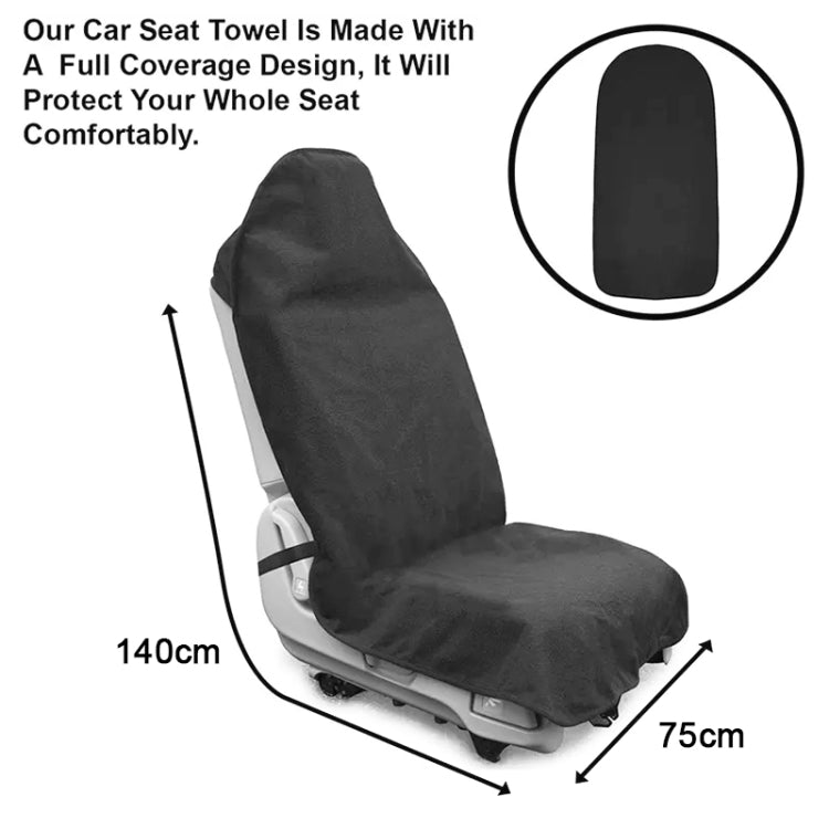 Car Universal Waterproof Anti-skid Seat Cover (White) - Seat Accessories by PMC Jewellery | Online Shopping South Africa | PMC Jewellery | Buy Now Pay Later Mobicred