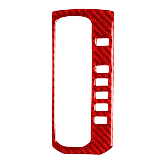 Car Carbon Fiber Gear Button Frame Decorative Sticker for Honda Tenth Generation Civic 2016-2019, Right Drive (Red) - Car Interior Mouldings by PMC Jewellery | Online Shopping South Africa | PMC Jewellery | Buy Now Pay Later Mobicred