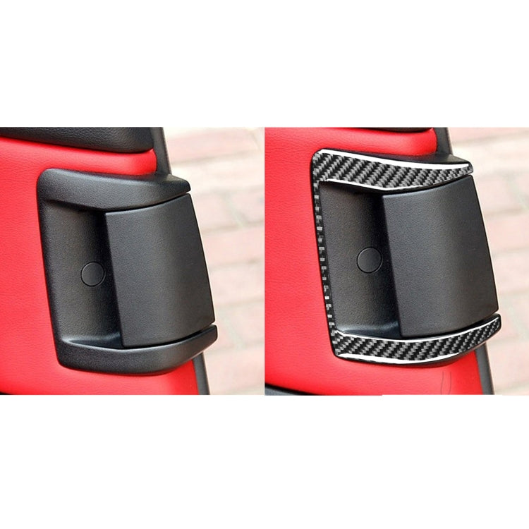 2 PCS Car Carbon Fiber Rear Door Handle Decorative Sticker for Mazda RX8 2004-2008, Left and Right Drive Universal - Car Interior Mouldings by PMC Jewellery | Online Shopping South Africa | PMC Jewellery | Buy Now Pay Later Mobicred