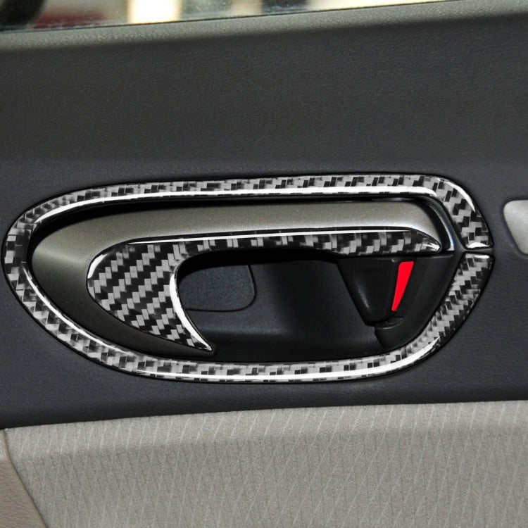 8 in 1 Car Carbon Door Handle Decorative Sticker for Honda Civic 8th Generation 2006-2011, Left and Right Drive Universal - Car Interior Mouldings by PMC Jewellery | Online Shopping South Africa | PMC Jewellery | Buy Now Pay Later Mobicred