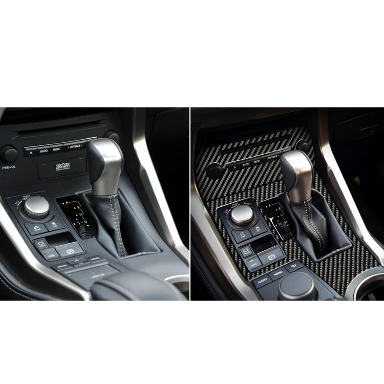 Car Carbon Fiber Gearshift Panel B Decorative Sticker for Lexus NX200 / 200t / 300h 2014-2021, Left Drive - Car Interior Mouldings by PMC Jewellery | Online Shopping South Africa | PMC Jewellery | Buy Now Pay Later Mobicred