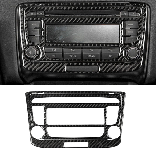 Car Carbon Fiber Air Conditioning CD Panel Decorative Sticker for Audi TT 8n 8J MK123 TTRS 2008-2014, Left and Right Drive Universal, B Style - Car Interior Mouldings by PMC Jewellery | Online Shopping South Africa | PMC Jewellery | Buy Now Pay Later Mobicred