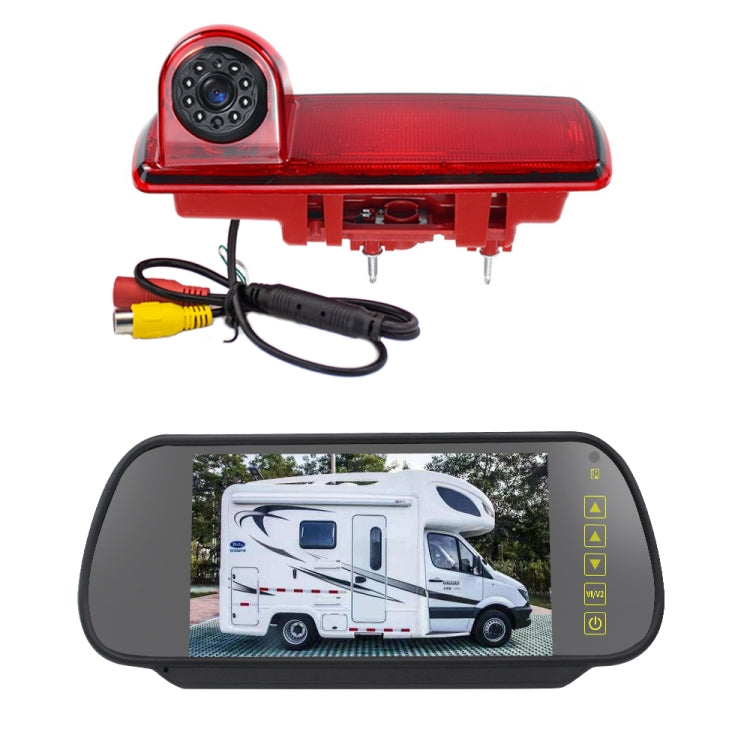 PZ463 Car Waterproof 170 Degree View Camera + 7 inch Rearview Monitor for Renault / Opel - Rear View Cameras by PMC Jewellery | Online Shopping South Africa | PMC Jewellery | Buy Now Pay Later Mobicred