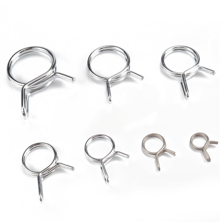 70 PCS Double Wire Spring Tube Clamp Water Pipe Clamps, Size: 6.0-18mm - Booster Cable & Clip by PMC Jewellery | Online Shopping South Africa | PMC Jewellery | Buy Now Pay Later Mobicred