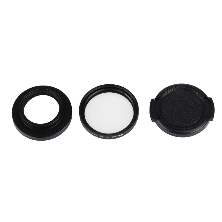 JUNESTAR for Xiaomi Xiaoyi Yi II 4K Sport Action Camera Proffesional 37mm CPL Filter + Lens Protective Cap - Lens Filter by JSR | Online Shopping South Africa | PMC Jewellery | Buy Now Pay Later Mobicred
