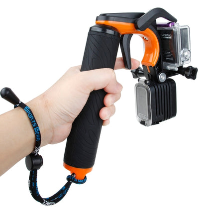 TMC HR391 Shutter Trigger Floating Hand Grip / Diving Surfing Buoyancy Stick with Adjustable Anti-lost Hand Strap for GoPro HERO4 /3+ /3, Xiaomi Xiaoyi Sport Camera(Orange) - Floating Grip & Ball by TMC | Online Shopping South Africa | PMC Jewellery | Buy Now Pay Later Mobicred