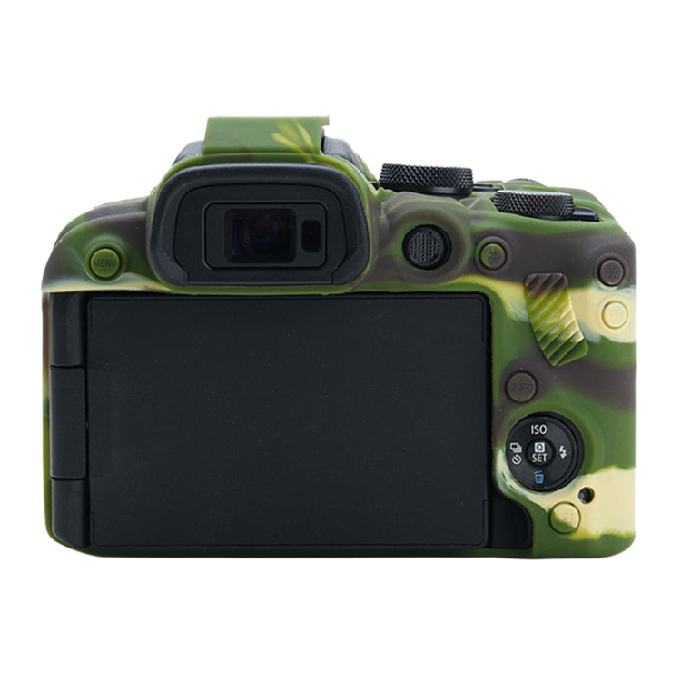 For Canon EOS R10 Soft Silicone Protective Case (Camouflage) - Protective Case by PMC TechLife | Online Shopping South Africa | PMC TechLife | Buy Now Pay Later Mobicred