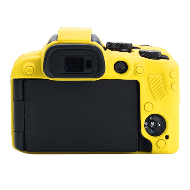 For Canon EOS R10 Soft Silicone Protective Case (Yellow) - Protective Case by PMC Jewellery | Online Shopping South Africa | PMC Jewellery