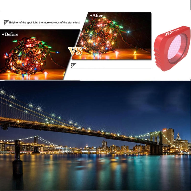 HD Slim Point line Star Filter for DJI OSMO Pocket - Lens Accessories by JSR | Online Shopping South Africa | PMC TechLife | Buy Now Pay Later Mobicred