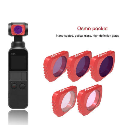 5 in 1  HD Slim ND8 & ND16 & ND32 & CPL & MCUV Lens Filter for DJI OSMO Pocket - Lens Accessories by JSR | Online Shopping South Africa | PMC Jewellery | Buy Now Pay Later Mobicred