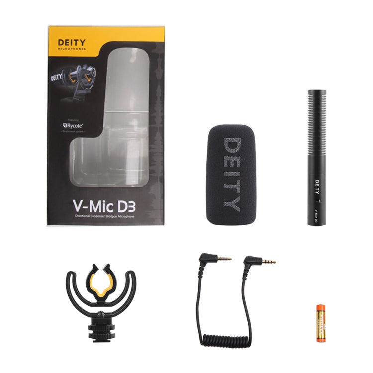Deity V-Mic D3 Directional Condenser Shotgun Microphone(Black) - free shipping - PMC Jewellery - Order now!