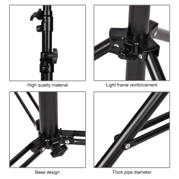 3m Height Professional Photography Metal Lighting Stand Spring Buffer Holder for Studio Flash Light - free shipping - PMC TechLife - Order now!