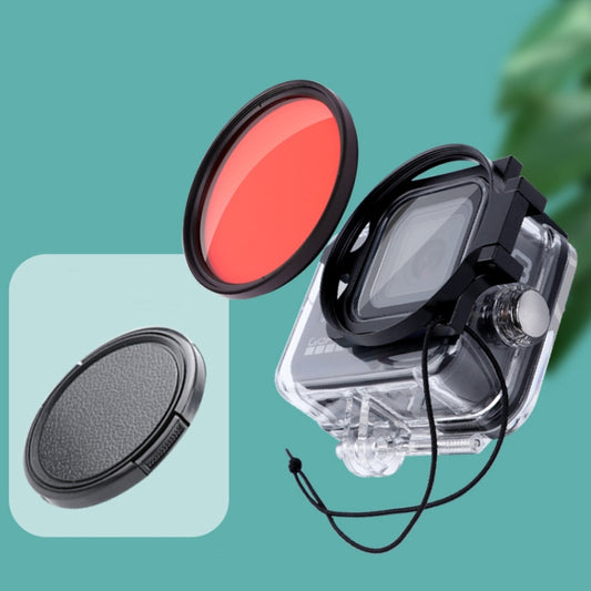 RUIGPRO for GoPro HERO8 Professional 58mm Color Dive Housing Lens Filter + Dive Housing Waterproof Case with Filter Adapter Ring & Lens Cap(Red) - Lens Filter by RUIGPRO | Online Shopping South Africa | PMC Jewellery | Buy Now Pay Later Mobicred