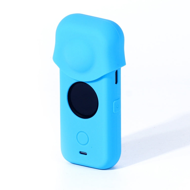 Full Body Dust-proof Silicone Protective Case for Insta360 ONE X2(Blue) - Case & Bags by PMC Jewellery | Online Shopping South Africa | PMC Jewellery | Buy Now Pay Later Mobicred