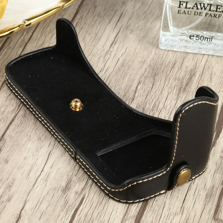 1/4 inch Thread PU Leather Camera Half Case Base for Canon EOS 77D / 800D(Black) - free shipping - PMC TechLife - Order now!