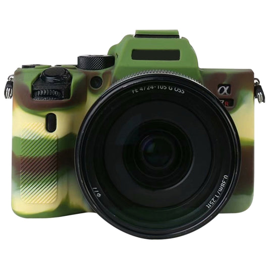 For Sony A7R4 Soft Silicone Protective Case(Camouflage) - Protective Case by PMC Jewellery | Online Shopping South Africa | PMC Jewellery | Buy Now Pay Later Mobicred