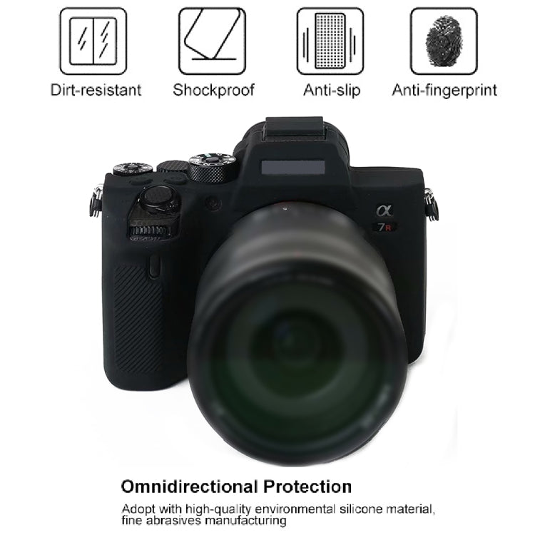 For Sony A7R4 Soft Silicone Protective Case(Yellow) - Protective Case by PMC TechLife | Online Shopping South Africa | PMC TechLife | Buy Now Pay Later Mobicred