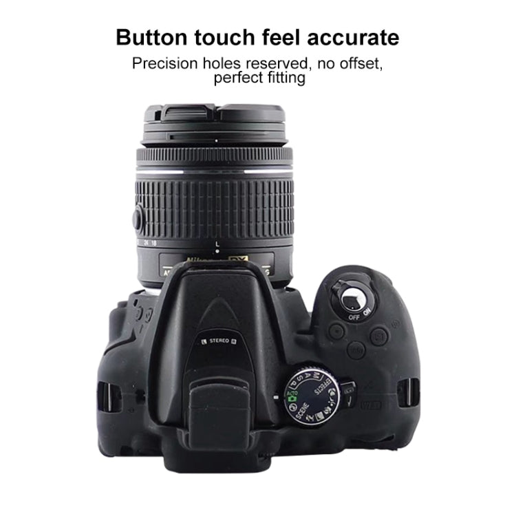 Soft Silicone Protective Case for Nikon D5300(Yellow) - Protective Case by PMC TechLife | Online Shopping South Africa | PMC TechLife | Buy Now Pay Later Mobicred