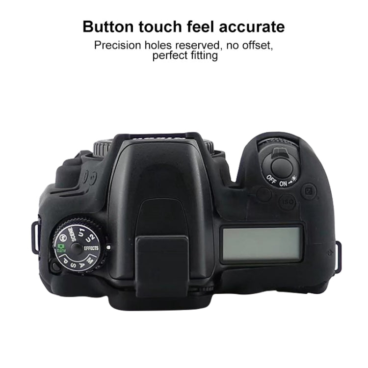 Soft Silicone Protective Case for Nikon D7500(Red) - free shipping - PMC TechLife - Order now!