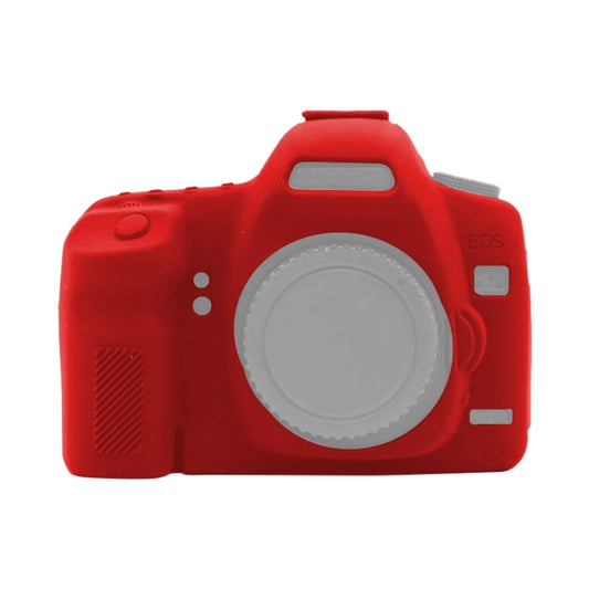 For Canon EOS 5D Mark II Soft Silicone Protective Case(Red) - Protective Case by PMC Jewellery | Online Shopping South Africa | PMC Jewellery | Buy Now Pay Later Mobicred