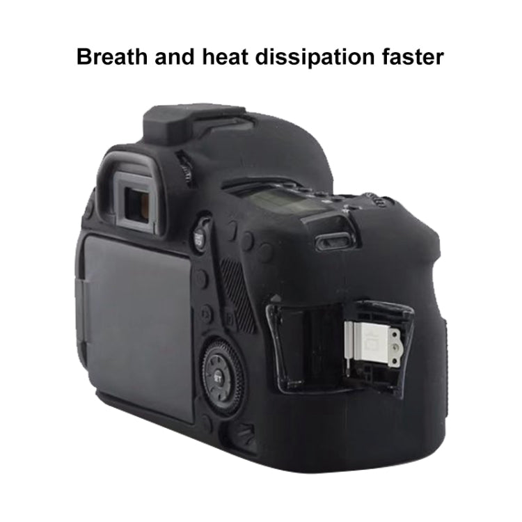 For Canon EOS 6D Mark II Soft Silicone Protective Case (Yellow) - Protective Case by PMC TechLife | Online Shopping South Africa | PMC TechLife | Buy Now Pay Later Mobicred