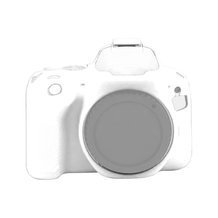 For Canon EOS 200D / EOS 200D Mark II Soft Silicone Protective Case(White) - Protective Case by PMC TechLife | Online Shopping South Africa | PMC TechLife | Buy Now Pay Later Mobicred