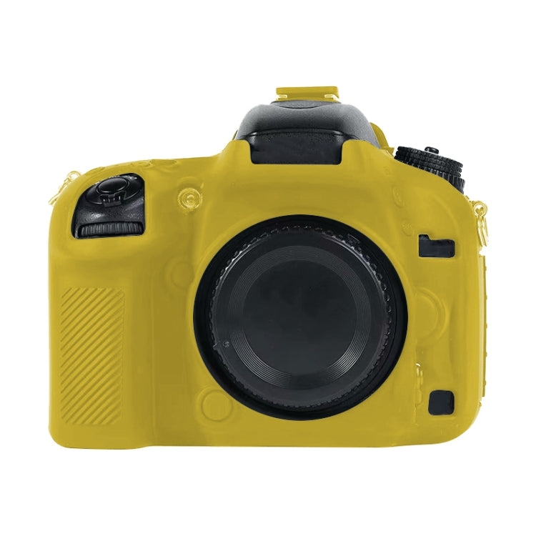 For Nikon D600 / D610 Soft Silicone Protective Case(Yellow) - Protective Case by PMC TechLife | Online Shopping South Africa | PMC TechLife | Buy Now Pay Later Mobicred