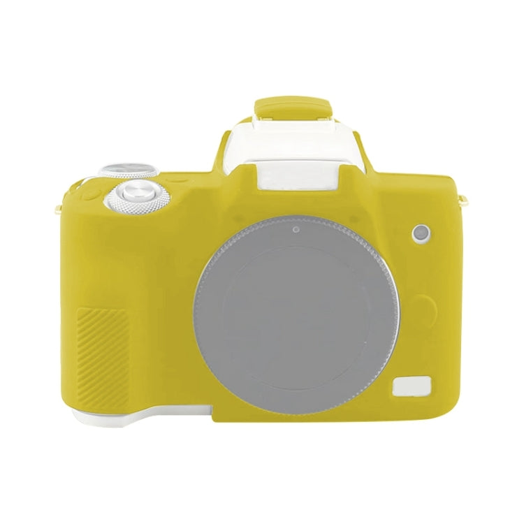 For Canon EOS M50 Mark II / M50 II Soft Silicone Protective Case(Yellow) - free shipping - PMC TechLife - Order now!