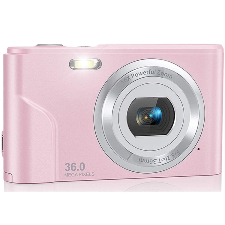 DC311 2.4 inch 36MP 16X Zoom 2.7K Full HD Digital Camera Children Card Camera, US Plug(Pink) - Children Cameras by PMC Jewellery | Online Shopping South Africa | PMC Jewellery | Buy Now Pay Later Mobicred