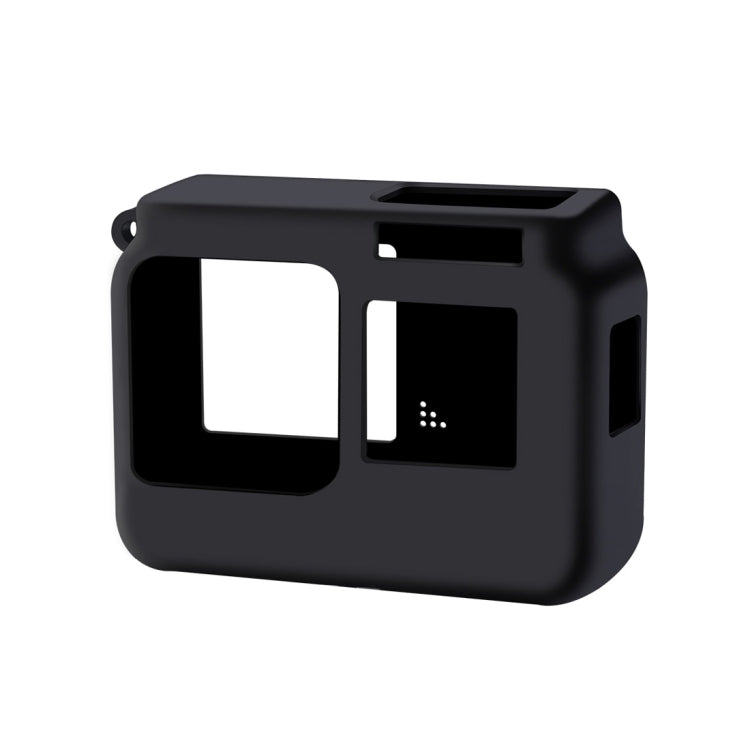 For Insta360 One R 4K with Frame Shockproof Silicone Protective Case with Lens Cap Cover(Black) - Case & Bags by PMC TechLife | Online Shopping South Africa | PMC TechLife