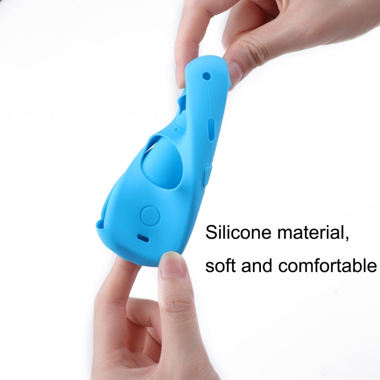 Full Body Dust-proof Silicone Case with Lens Cover for Insta360 ONE X2(Blue) - Case & Bags by PMC TechLife | Online Shopping South Africa | PMC TechLife | Buy Now Pay Later Mobicred