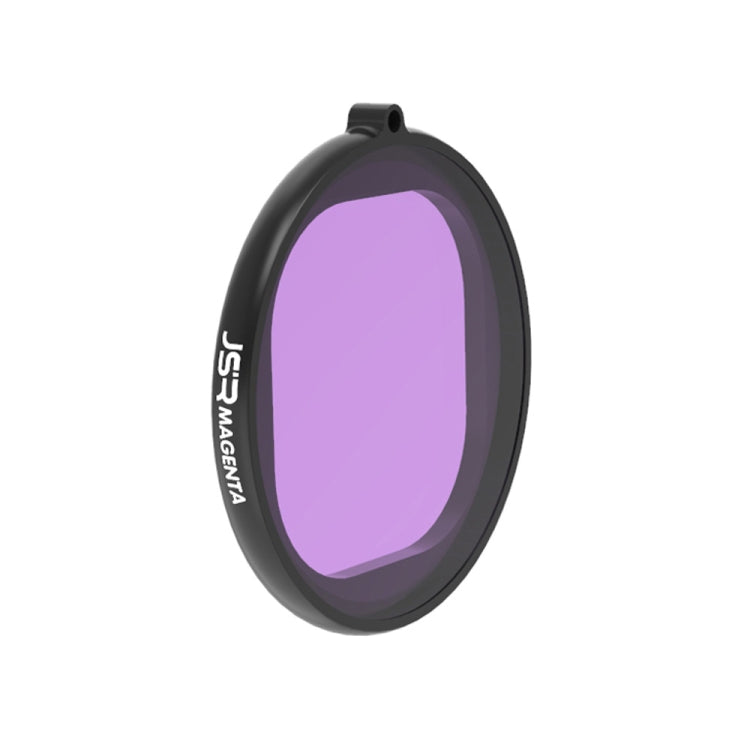 JSR Round Housing Diving Color Lens Filter for GoPro HERO8 Black(Purple) - Lens Filter by JSR | Online Shopping South Africa | PMC Jewellery | Buy Now Pay Later Mobicred