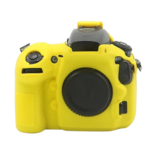 Soft Silicone Protective Case for Nikon D810 (Yellow) - Protective Case by PMC Jewellery | Online Shopping South Africa | PMC Jewellery | Buy Now Pay Later Mobicred