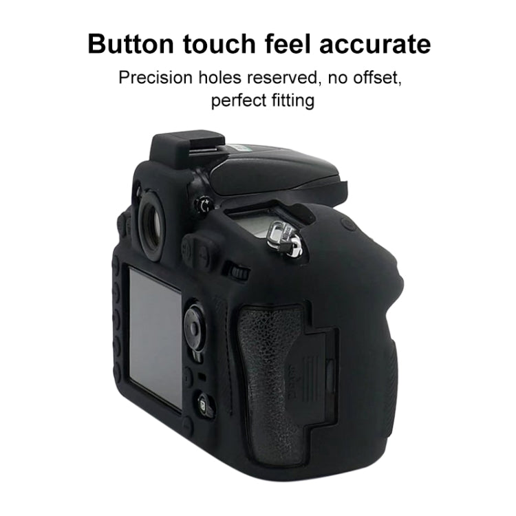 Soft Silicone Protective Case for Nikon D810 (Black) - Protective Case by PMC TechLife | Online Shopping South Africa | PMC TechLife | Buy Now Pay Later Mobicred