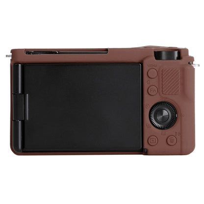 For Sony ZV-E10 Soft Silicone Protective Case (Coffee) - Protective Case by PMC Jewellery | Online Shopping South Africa | PMC Jewellery